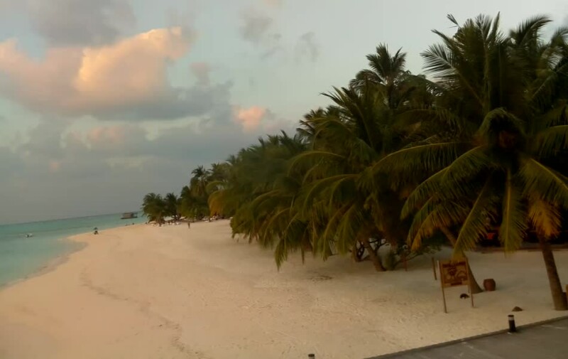 Пляж, остров Кандоома Фуши, Мальдивы