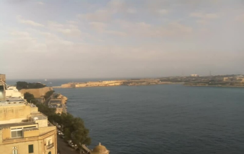 Великая Гавань из отеля British, Валлетта, Мальта