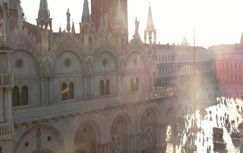 Площадь Сан-Марко, вид с часовой башни, Венеция, Италия