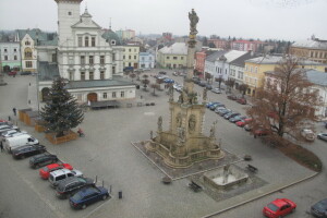 Городская площадь, Уничов, Чехия - веб камера