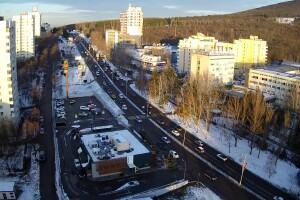 Панорамный вид улицы Калинина, Пятигорск - веб камера