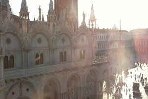 Площадь Сан-Марко, вид с часовой башни, Венеция, Италия - веб камера