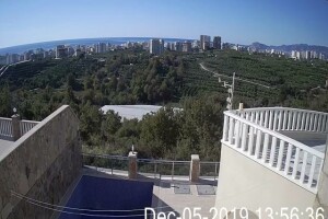 Панорама района Махмутлар, Аланья, Турция - веб камера