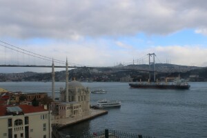 Пролив Босфор и Мост мучеников 15 Июля, Стамбул, Турция - веб камера