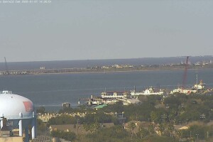 Порт, Галвестон, Техас - веб камера