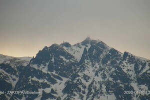Вершины гор Татры, Закопане, Польша - веб камера