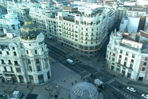 Улица Алькала, Мадрид, Испания - веб камера