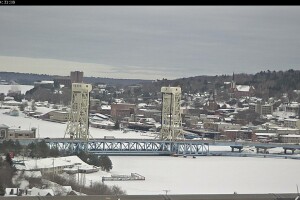 Мост Портедж канал Лифт (Portage Canal Lift Bridge), Хоутон, Мичиган - веб камера