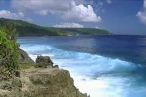 Природа, горы и океан, Остров Рождества - веб камера