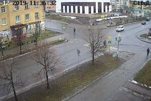 Перекресток улиц Пролетарская и Горького, Кондопога - веб камера