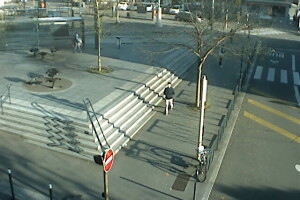 Пешеходный переход, Безансон, Франция - веб камера