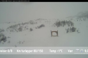Лыжный центр, горы, Бейтостолен, Норвегия - веб камера