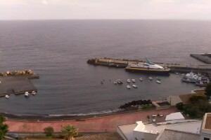 Морской порт, Устика, Сицилия - веб камера