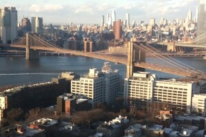 Бруклинский и Манхэттенский мосты, Нью-Йорк - веб камера