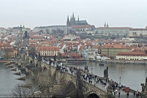 Карлов мост, Прага, Чехия - веб камера