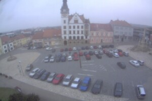 Главная площадь, Густопече, Чехия - веб камера