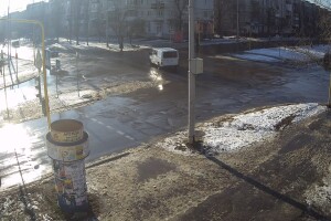 Перекресток Донецкой улицы и Гвардейского проспекта, Северодонецк, Украина - веб камера