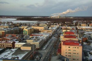 Панорама, Кеми, Лапландия - веб камера