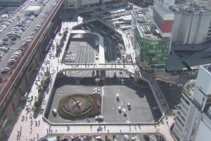 Железнодорожная станция, Сендай, Япония - веб камера