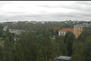 Панорамный вид на город, Оулу, Финляндия - веб камера
