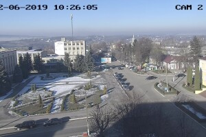 Центральная площадь, Дунаевцы, Украина - веб камера