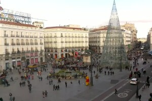 Пуэрто-дель-Соль, Тио Пепе, Мадрид, Испания - веб камера