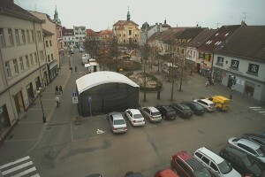 Главная площадь, Бенешов, Чехия - веб камера