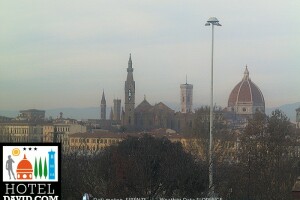 Исторический центр из отеля David, Флоренция, Италия - веб камера