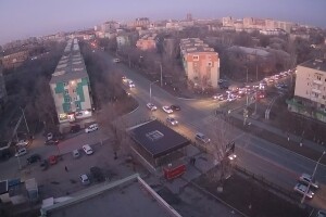 Перекресток на улице Боевая, Астрахань - веб камера