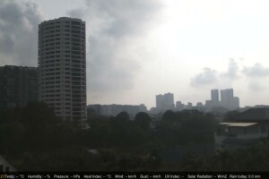 Район на окраине Сингапура - веб камера