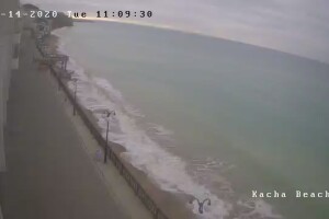 Пляж, Кача, Крым - веб камера