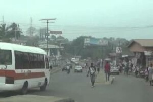 Улица города Фритаун, Сьерра-Лионе - веб камера