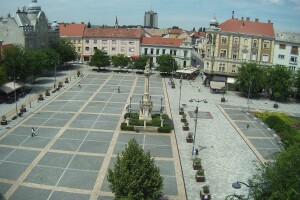 Центр города, Сомбатхей, Венгрия - веб камера