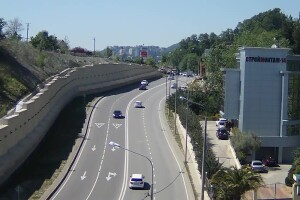 Улица Транспортная, в сторону перекреста с Шаумяна, Сочи - веб камера