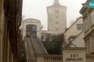 Фуникулер, Загреб, Хорватия - веб камера