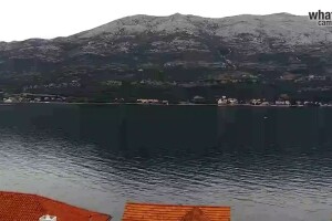 Вид на город Корчула, Хорватия - веб камера
