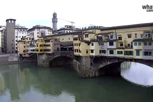 Мост через реку Арно, Флоренция, Италия - веб камера