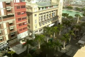Площадь Канделария (Plaza de Candelaria), Санта Крус де Тенерифе, Тенерифе - веб камера