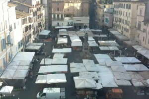 Площадь Кампо деи Фиори, Рим, Италия - веб камера