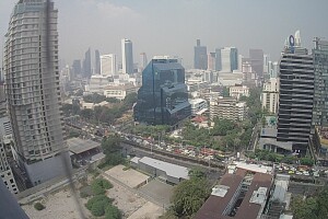 Панорамный вид на Бангкок, Таиланд - веб камера