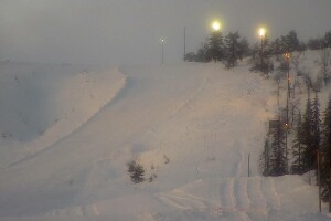 Лыжная трасса, Национальный парк Пюхя-Луосто, Лапландия - веб камера