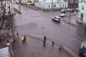Перекресток улиц Невского и Правды, Петрозаводск - веб камера