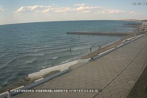 Набережная, Песчаное, Крым - веб камера