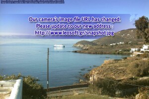 Панорамный вид на море, Андрос, Греция - веб камера