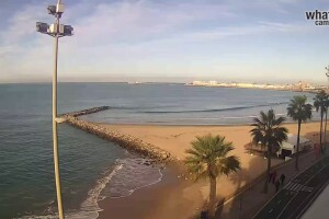 Пляж Санта-Мария-дель-Мар, Кадис, Испания - веб камера