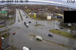 Перекресток улиц Лыжная и Балтийская, Петрозаводск - веб камера