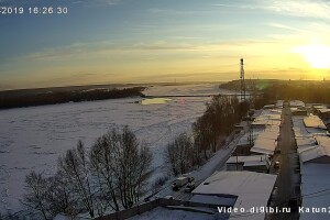Понтонный мост, Бийск - веб камера