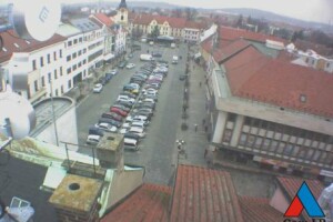 Главная площадь, Писек, Чехия - веб камера