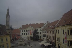 Главная площадь, Шопрон, Венгрия - веб камера