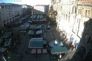 Центральная площадь, Мюнхен, Германия - веб камера